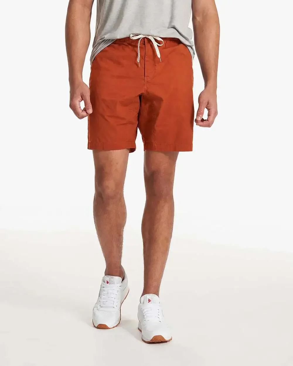 Vuori Men's Rust Orange Ripstop Casual Drawstring Shorts Size M